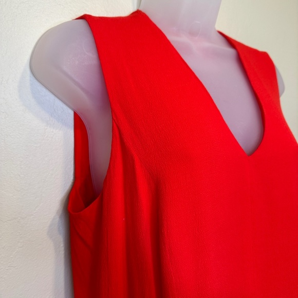 J Brand | Mina Dress Masai Masa V-Neck Side Hip Pockets Asymmetrical Mini Dress - Picture 6 of 16